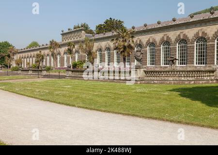 Orangery (1790), Margam Country Park, Margam, Port Talbot, South Wales, VEREINIGTES KÖNIGREICH Stockfoto