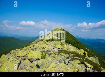 Nationalpark Karpaten, Region Iwano-Frankovsk, Ukraine Stockfoto