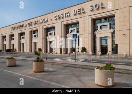 Internationaler Flughafen Málaga, Costa del Sol; Spanien. Stockfoto