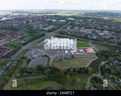 Arnhem 21. vom September 2022, Niederlande. GelreDome ist ein multifunktionales Stadion in Arnhem South. Heimat des Fußballvereins Vitesse. Europäisch Stockfoto