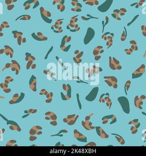 Nahtlose abstrakte Doodle Hintergrund Muster. Stock Vektor