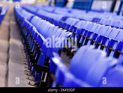 Ipswich, Großbritannien. 01. Oktober 2022. Ein Blick auf den Boden vor der Sky Bet League ein Spiel zwischen Ipswich Town und Portsmouth in der Portman Road am 1. 2022. Oktober in Ipswich, England. (Foto von Mick Kearns/phcimages.com) Credit: PHC Images/Alamy Live News Stockfoto