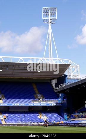 Ipswich, Großbritannien. 01. Oktober 2022. Ein Blick auf den Boden vor der Sky Bet League ein Spiel zwischen Ipswich Town und Portsmouth in der Portman Road am 1. 2022. Oktober in Ipswich, England. (Foto von Mick Kearns/phcimages.com) Credit: PHC Images/Alamy Live News Stockfoto