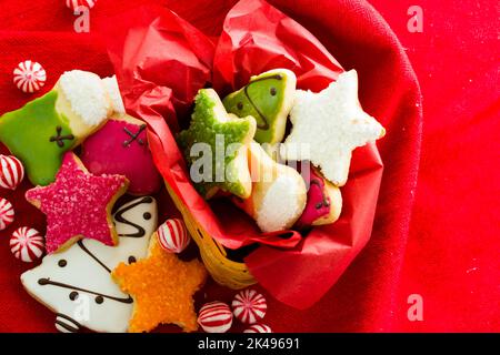 Weihnachtsplätzchen Stockfoto