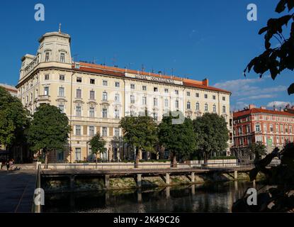 Hotel Continental in Rijeka,Kroatien, Europa Stockfoto