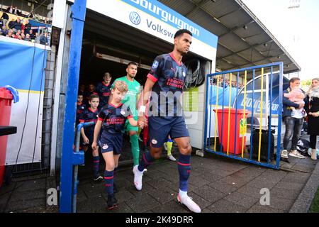 LEEUWARDEN - Cody Gakpo vom PSV Eindhoven während des niederländischen Eredivisie-Spiels zwischen SC Cambuur und PSV am 1. Oktober 2022 im Cambuur-Stadion in Leeuwarden, Niederlande. ANP OLAF KRAAK Stockfoto