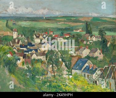 Auvers, Panoramablick. Paul Cezanne. 1873-75. Stockfoto