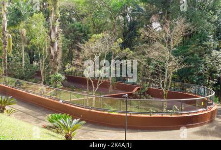 serpentarium des Instituto Butantan in Sao Paulo, Brasilien. Zentrum der biomedizinischen Forschung Stockfoto