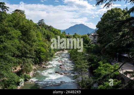 Passer, Kurort Meran, Südtirol, Italien Stockfoto