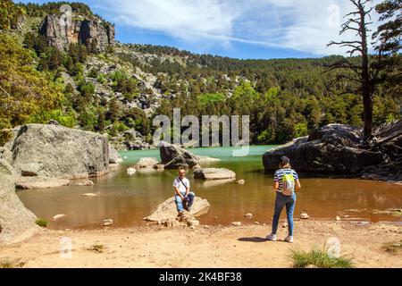 Laguna Negra im Naturpark Urbión-Berge (Parque Natural de los Picos de Urbión, Spanien Spanisch Stockfoto