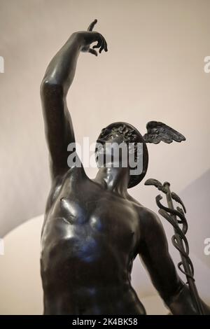 Fliegender Merkur von Giambologna im Bargello Museum Florenz Italien Stockfoto