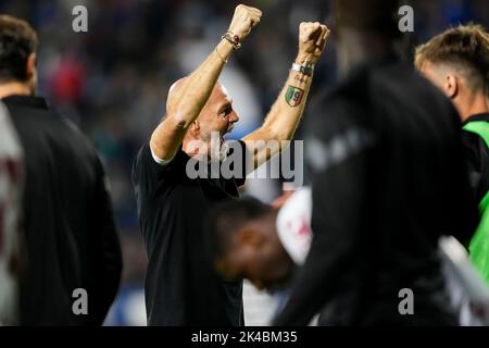 Empoli, Italien. 01.. Oktober 2022. Während des Fußballspiels der Serie A zwischen dem FC Empoli und dem AC Mailand im Stadion Carlo Castellani in Empoli (Italien), 1.. Oktober 2022. Foto Paolo Nucci/Insidefoto Kredit: Insidefoto di andrea staccioli/Alamy Live News Stockfoto