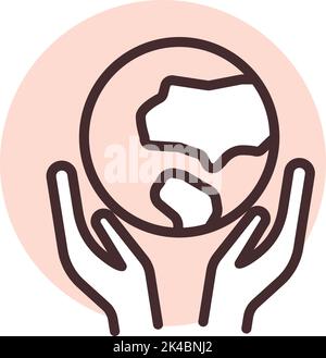 Urlaubsumlage, Illustration, Vektor auf weißem Hintergrund. Stock Vektor