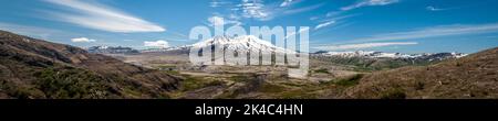 Ein Panoramablick auf Mt. St. Helens in Washington Stockfoto