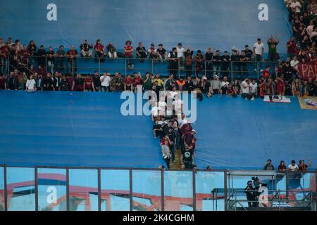 Mailand, Italien. 01.. Oktober 2022. Während der italienischen Serie A, Fußballspiel zwischen FC Inter und AS Roma am 1. Oktober 2022 im San Siro Stadium, Mailand, Italien. Foto Nderim Kaceli Kredit: Unabhängige Fotoagentur/Alamy Live Nachrichten Stockfoto