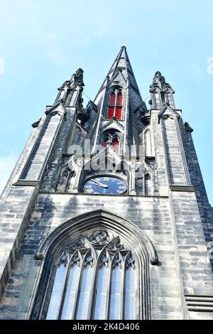 Eine Aufnahme des Hub-Gebäudes in Edinburgh, Schottland Stockfoto