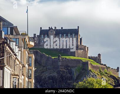 Edinburgh, Schottland, September 26. 2022, Blick auf das Schloss. Stockfoto