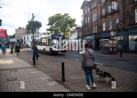 Ayr, Ayrshire. Schottland, 27.. September 2022, Eine Straßenszene in Ayr Stockfoto