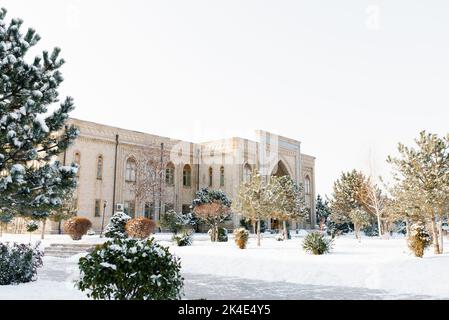 Taschkent, Usbekistan. Dezember 2020. Zarkainar National Gallery of Art Stockfoto