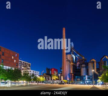 Esch-sur-Alzette (Esch-Uelzecht, Esch an der Alzette, Esch an der Alzig) : Stadtteil Belval, alte Hochöfen in , Luxemburg Stockfoto