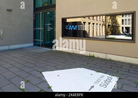 AWI, Alfred-Wegener-Institut, Helmholtz-Zentrum für Polar- und Meeresforschung Stockfoto