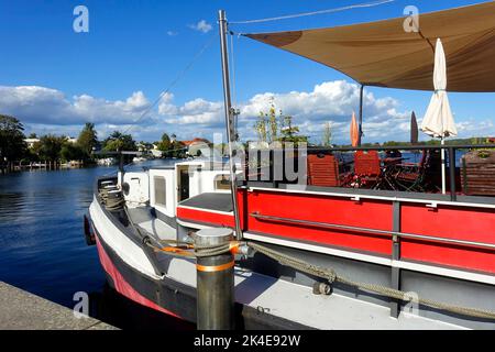 Schiffsrestaurant John Barnett, Potsdam, Brandenburg Stockfoto
