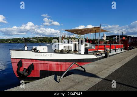 Schiffsrestaurant John Barnett, Potsdam, Brandenburg Stockfoto