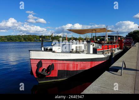 Schiffsrestaurant John Barnett, Potsdam, Brandenburg Stockfoto