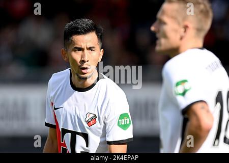 ROTTERDAM - Naoki Maeda vom FC Utrecht beim niederländischen Eredivisie-Spiel zwischen sbv Excelsior und FC Utrecht am 2. Oktober 2022 im Van Donge & De Roo Stadium in Rotterdam, Niederlande. ANP GERRIT VAN COLOGNE Stockfoto