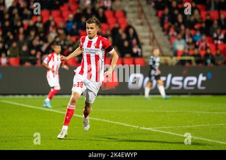 Aalborg, Dänemark. 30., September 2022. Oliver Ross (38) von AAB beim Superliga-Spiel 3F zwischen Aalborg Boldklub und Odense Boldklub im Aalborg Portland Park in Aalborg. (Foto: Gonzales Photo - Balazs Popal). Stockfoto