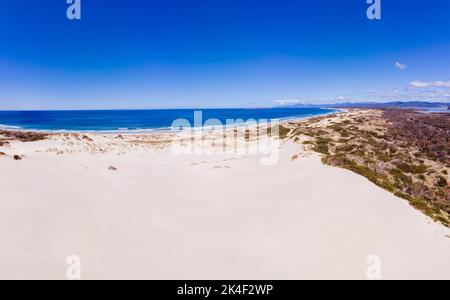 Peron Dunes in Akaroa, Tasmanien, Australien Stockfoto