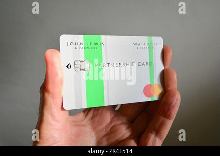 John Lewis Partnership Card. Stockfoto