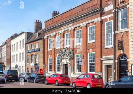 Gebäude aus der Zeit, North Brink, Wisbech, Cambridgeshire, England, Vereinigtes Königreich Stockfoto