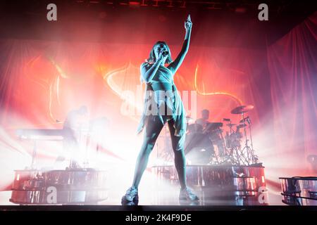 Oslo, Norwegen. 01. Oktober 2022. Die norwegische Sängerin und Songwriterin Arists spielt ein Live-Konzert im Sentrum Scene in Oslo. (Foto: Gonzales Photo/Alamy Live News Stockfoto