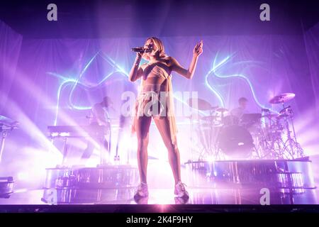 Oslo, Norwegen. 01. Oktober 2022. Die norwegische Sängerin und Songwriterin Arists spielt ein Live-Konzert im Sentrum Scene in Oslo. (Foto: Gonzales Photo/Alamy Live News Stockfoto