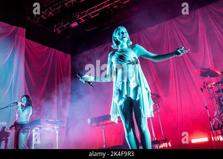 Oslo, Norwegen. 01. Oktober 2022. Die norwegische Sängerin und Songwriterin Arists spielt ein Live-Konzert im Sentrum Scene in Oslo. (Foto: Gonzales Photo/Alamy Live News Stockfoto