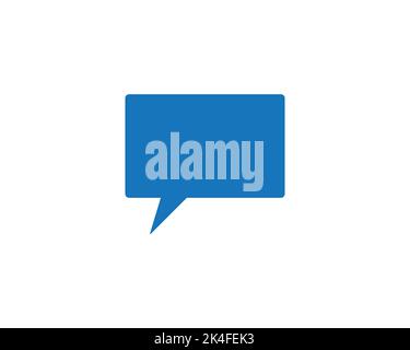 Sprechblase Chat Sprechen Text Symbol Vektor Symbol Design Illustration Stock Vektor