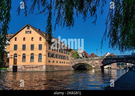 Das historische Viertel La Petite France in Straßburg, Frankreich. Stockfoto