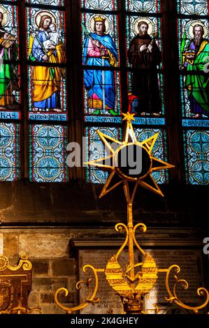 St.-Sigismund-Kapelle in der Kathedrale der Heiligen Veits, Wenzels und Adalbert in Prag, Tschechische Republik. Stockfoto