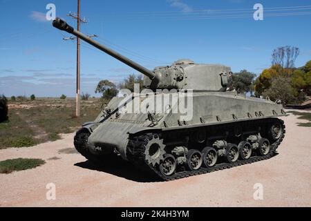 Sherman M4 Tank Stockfoto