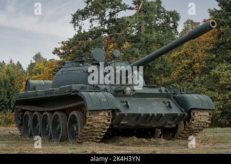 Sowjetischer Panzer T 55 Stockfoto