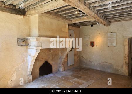 Geburtsort von Jeanne d'Arc (1412-1431), schutzpatronin Frankreichs und Verteidigerin der französischen Nation in Domrémy-la-Pucelle (Vogesen), Frankreich Stockfoto