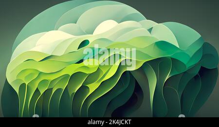 3D abstrakte Kunst Hintergrunddesign Stockfoto