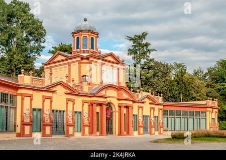 Palazzina dei Giardini pubblici in der Altstadt von Modena, Italien Stockfoto