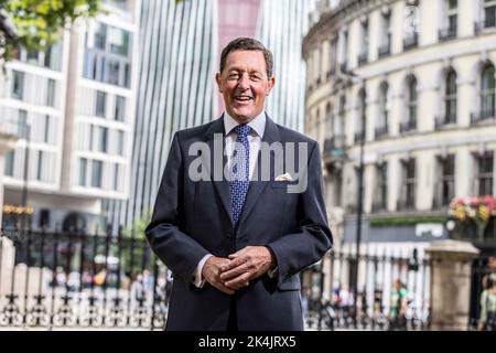 Kapitän Nick Fletcher, Royal Naval Benevolent Fund, Vorsitzender der Treuhänder. 22.. August 2022, London, Großbritannien Stockfoto