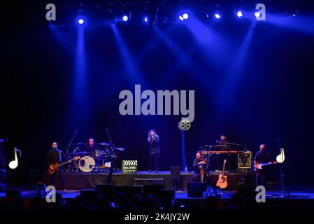 Rom, Italien. 01. Oktober 2022. Giusy Ferreri während des Konzerts von Cortomeraggi Live Tour im Auditorium Parco della Musica. (Foto: Roberto Bettacchi/Pacific Press) Quelle: Pacific Press Media Production Corp./Alamy Live News Stockfoto