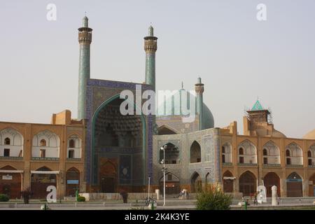 Die Imam-Moschee, Masjed e Imam, Imam-Platz, Isfahan, Esfahan, Islamische Republik Iran Stockfoto