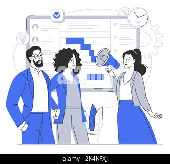 Teamwork Business Collection Stock Vektor