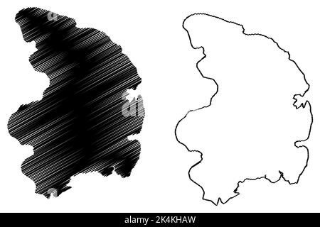 Tatau-Insel (Neuguinea, Pazifischer Ozean, Bismarck-Archipel, Tabar-Gruppe-Inseln) Kartenvektordarstellung, Skizze Tatau-Karte Stock Vektor