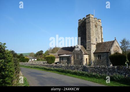 St. Bartholomew's Anglican Parish Church das Dorf Barbon, zwischen dem Yorkshire Dales & Lakes National Park, England, Großbritannien. Stockfoto